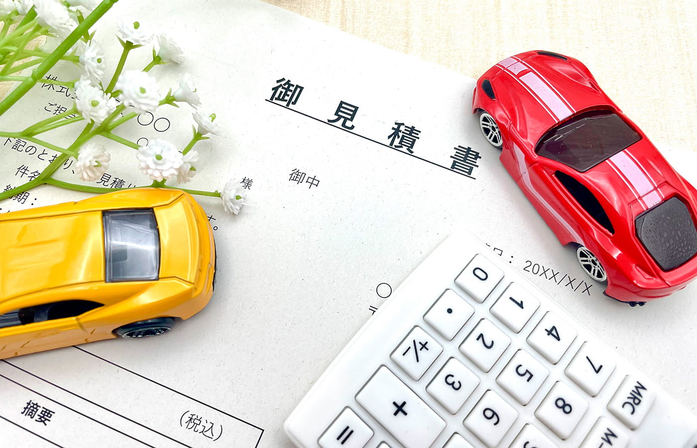 お見積り提示・板金修理の受付